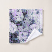 *~*シャクナデ素朴ンドロンフラワーズホワイト赤面 バスタオルセット (ウォッシュタオル)