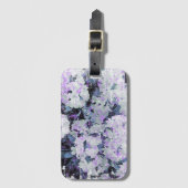 *~*シャクナデ素朴ンドロンフラワーズホワイト赤面 ラゲッジタグ (正面縦)