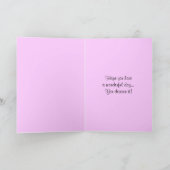 シャクナドロンブラッサム誕生日 カード (内部)