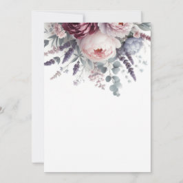 シャクヤクとラベンダー 招待状