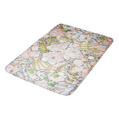 シャクヤクによっては花のアールヌーボーのバス・マットが開花します バスマット (アングル)