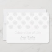 シャクヤクのデジタル生命のペーパー排気切替器のお祝い 招待状 (正面)