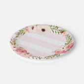 シャクヤクのパーティーのプレート ペーパープレート (アングル)