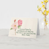 シャクヤクの友人 カード (黄色い花)