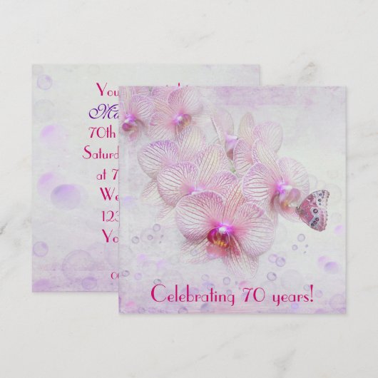 シャクヤクの招待状 招待状 (正面/裏面)