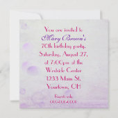 シャクヤクの招待状 招待状 (裏面)