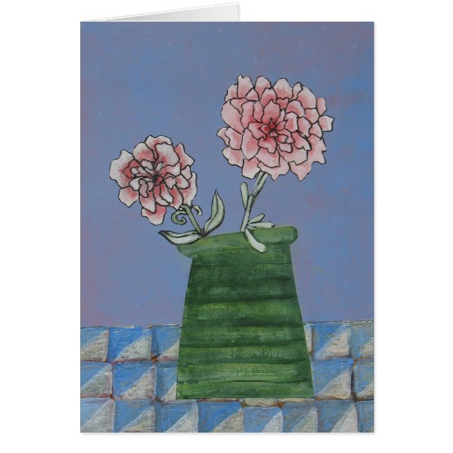 シャクヤクの生け花 (正面)