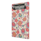 シャクヤクの花および葉パターン ミニクリップボード (アングル2)