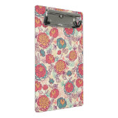 シャクヤクの花および葉パターン ミニクリップボード (アングル)