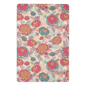 シャクヤクの花および葉パターン ミニクリップボード (裏面)