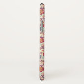 シャクヤクの花および葉パターン Case-Mate iPhoneケース (裏面/右)