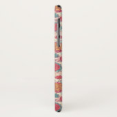 シャクヤクの花および葉パターン Case-Mate iPhoneケース (裏面/左)