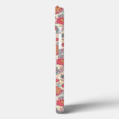 シャクヤクの花および葉パターン Case-Mate iPhoneケース (裏面 / 左)