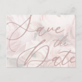 シャクヤクのSave the Dateテンプレート シーズンポストカード (正面)