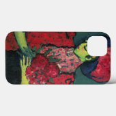 シャクヤクを持つ若い女の子 Case-Mate iPhoneケース (裏面 (横))