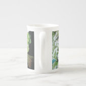 "シャクヤク乗車"の罰金の磁器のマグ ボーンチャイナマグカップ (裏面)