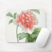 シャクヤク1799年(色の点刻法のプリント) マウスパッド (マウス)