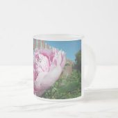 シャクヤク3のマグ フロストグラスマグカップ (正面右)