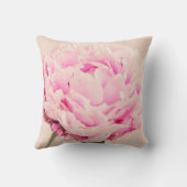 シャクヤク、かわいらしい花のクッション クッション (裏面)