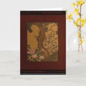 シャクヤク カード (黄色い花)