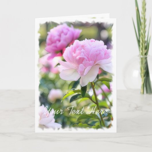 シャクヤク カード (正面)