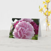 シャクヤク カード (黄色い花)