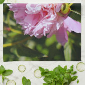 シャクヤク キッチンタオル (折り畳み)