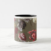 シャクヤク(キャンバスの油)の勉強 ツートーンマグカップ (中央)