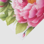 シャクヤク ピンク 花の母の日 ティッシュペーパー 薄葉紙 (詳細)