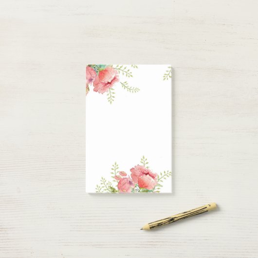 シャクヤク ポストイット (デスク上)