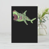 シャクールーク·ゾンビ·レイジー·デおもしろいィ·ハロウィーン·コスタム サンキューカード (スタンド正面)