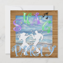 シャグダンスパーティの招待状 招待状