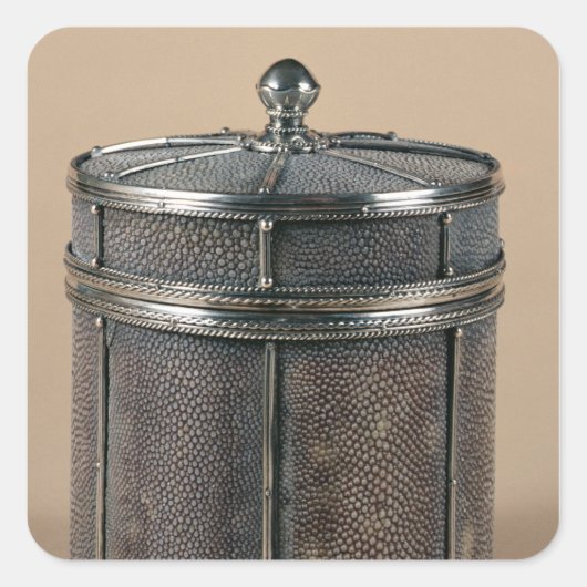 シャグレンの側面を持つシガレットボックス， 1928 スクエアシール (正面)