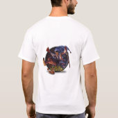 シャコマスクデザインTシャツ Tシャツ (裏面)