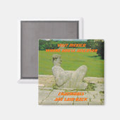 シャコモールチャックモールサミナメントマグネットメキシコ旅行 マグネット (正面/裏面)