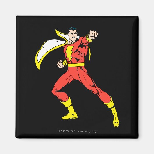 シャザムは戦う準備ができている マグネット (正面)