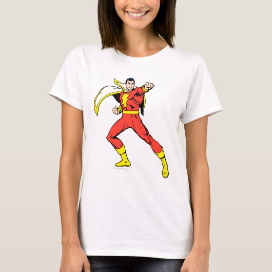 シャザムは戦う準備ができている Tシャツ (正面)