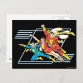 シャザムファミリー ポストカード (正面/裏面)