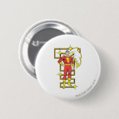 シャザムポーズ 缶バッジ (正面&裏面)