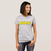 シャザムロゴ黄 Tシャツ (正面フル)