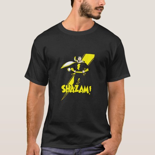 シャザム稲妻ボルトタンクトップ Tシャツ (正面)