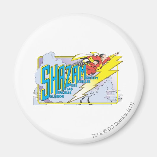 シャザム頭字語2 マグネット (正面)