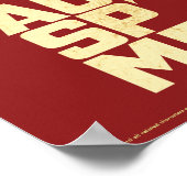 シャザム! |アビリティ・ゴールデン・タイポグラフィ・グラフィック ポスター (角)