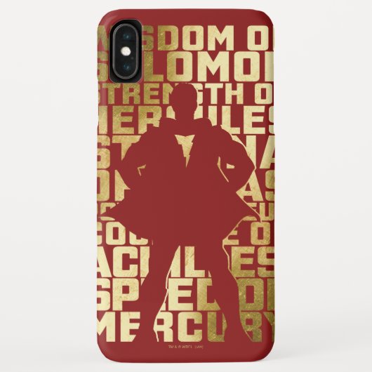 シャザム! |アビリティ・ゴールデン・タイポグラフィ・グラフィック Case-Mate iPhoneケース (裏面)