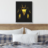 シャザム！ |シャザムとビリーの稲妻シルエット キャンバスプリント (インサイチュ (寝室))