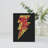 シャザム! |シャザムアビリティ稲妻グラフィック ポストカード (スタンド正面)