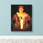 シャザム！ |シャザムサンセットシルエット キャンバスプリント (インサイチュ (ウッドフロア))