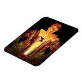 シャザム! |シャザムサンセットシルエット マグネット (左側)