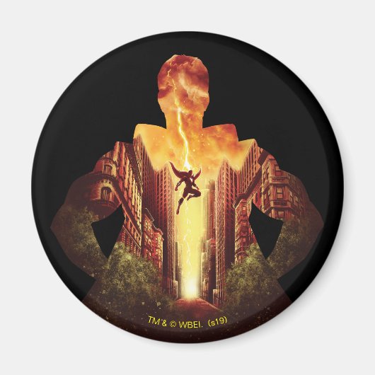 シャザム! |シャザムサンセットシルエット マグネット (正面)