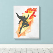 シャザム！ |シャザムタイガー&稲妻グラフィック キャンバスプリント (インサイチュ (ウッドフロア))